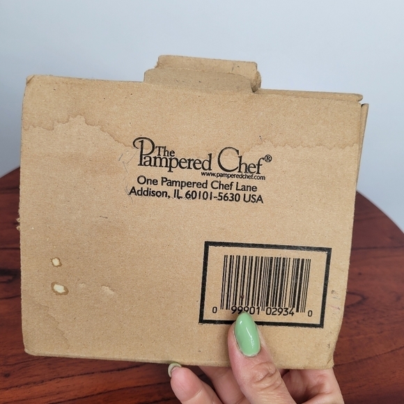 Pampered Chef Patriotic‎ Heart Flag Stoneware Cookie Mold #2934 NIB American - Picture 4 of 15